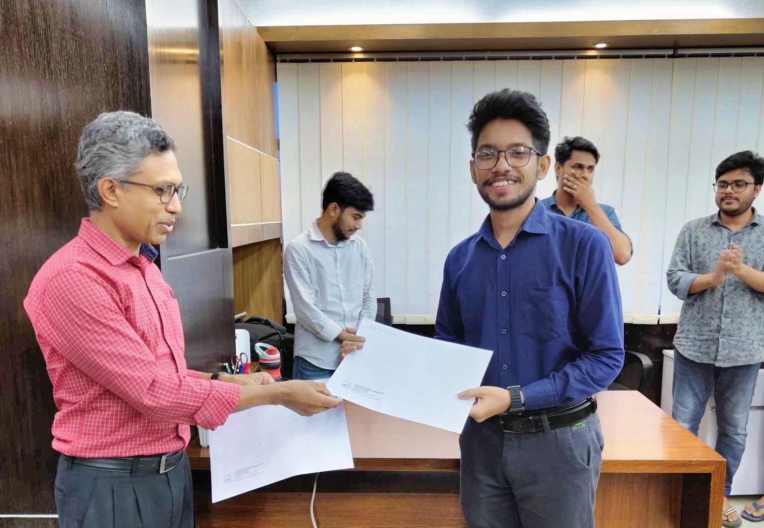 Honored to receive my Project Completion Certificate from the Manager of SQUARE Health Ltd.